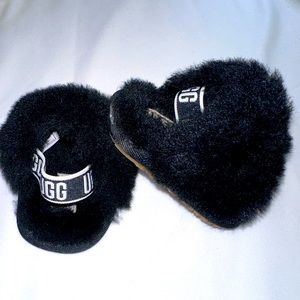 UGG Baby Fluff Yeah Slide Slippers - Size 0/1.